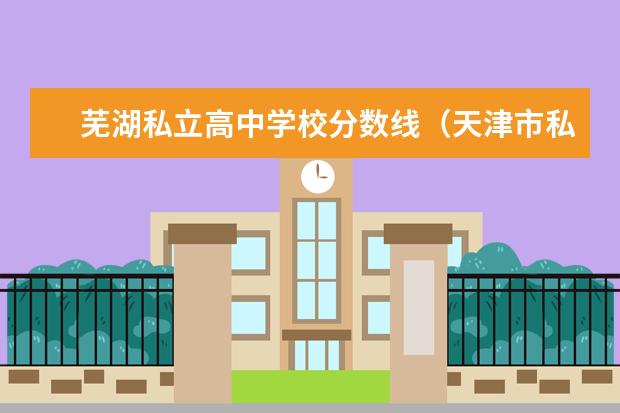 芜湖私立高中学校分数线（天津市私立高中分数线）