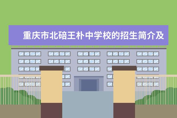 重庆市北碚王朴中学校的招生简介及简章（2023年）