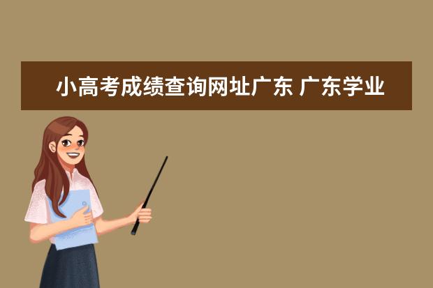小高考成绩查询网址广东 广东学业水平考试成绩查询方式