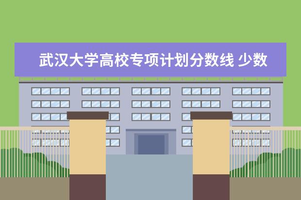 武汉大学高校专项计划分数线 少数民族骨干计划和退役大学生士兵计划分数线多
